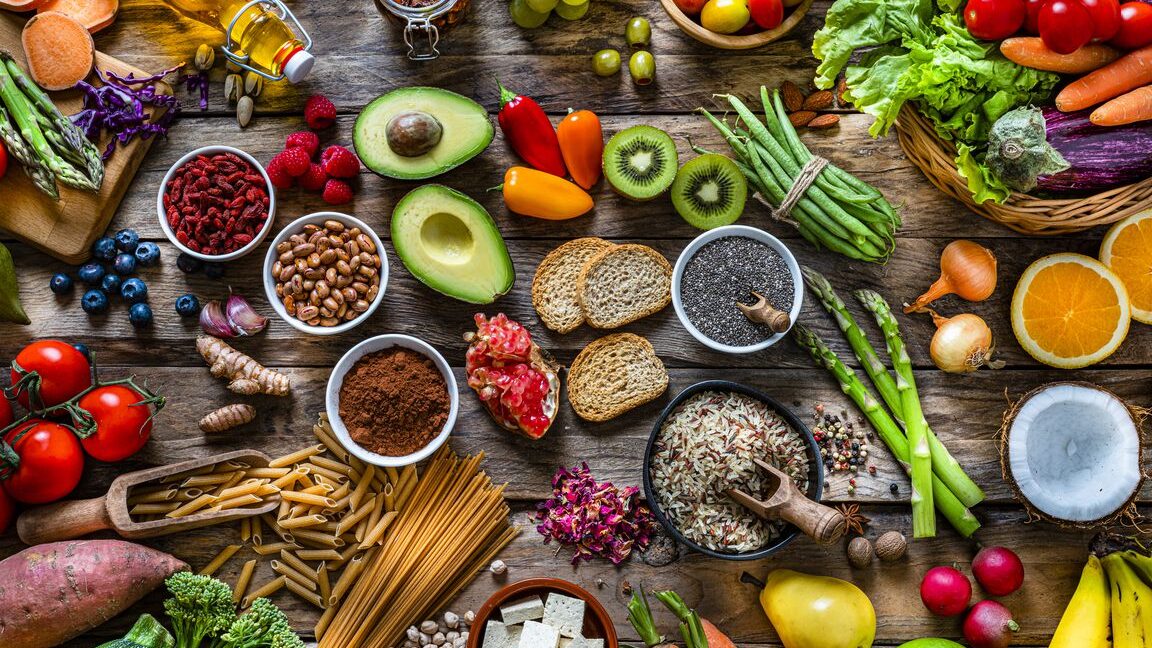 alimentos recomendados en una dieta