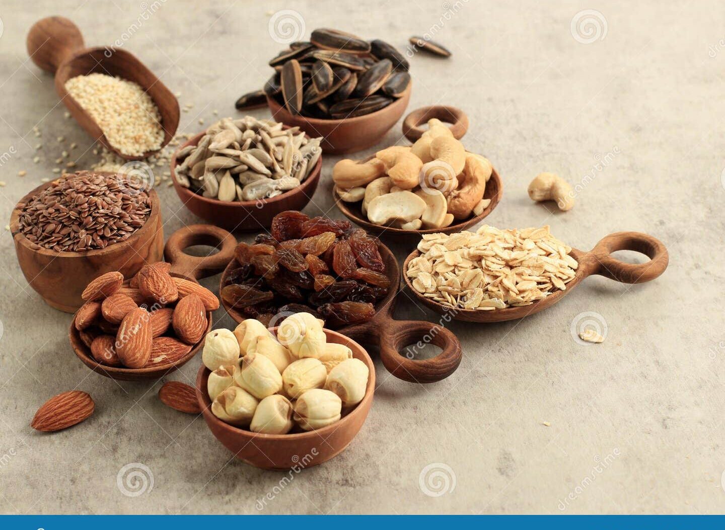 imagen de nueces y raciones