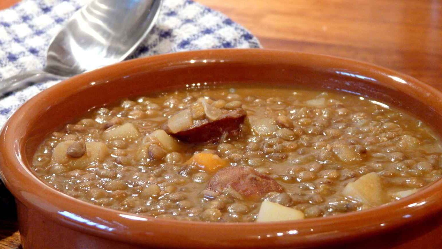 lentejas cocidas y calorias